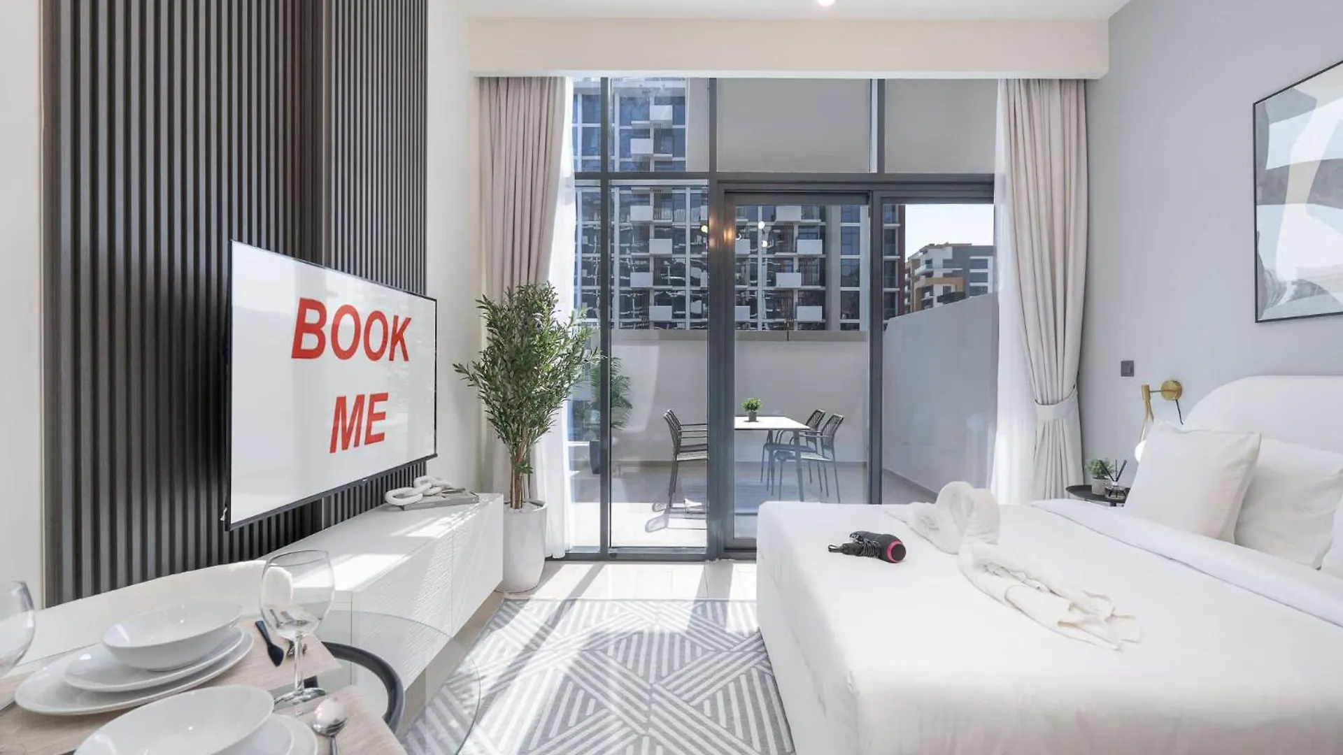 Comfy Studio Apartment With A Tranquil Vibe In Meydan! Dubai 0*,